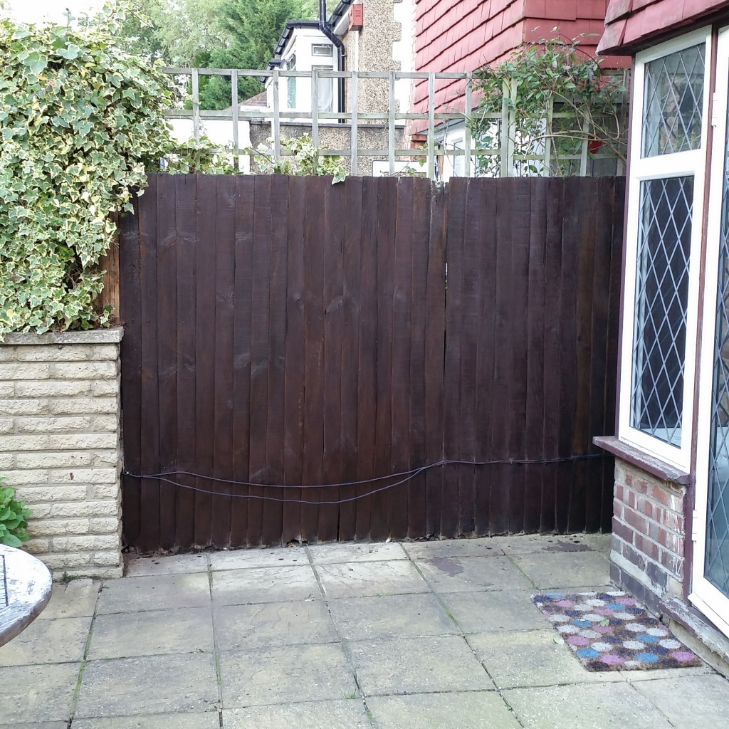finished fence