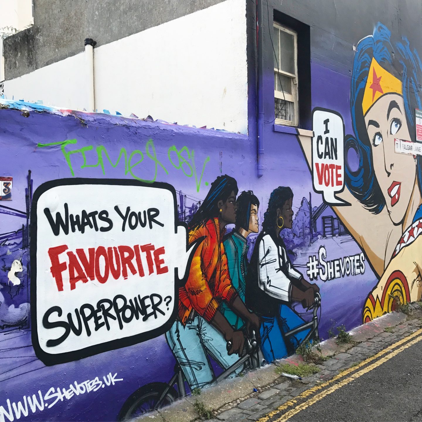 Brighton Street Art She Votes