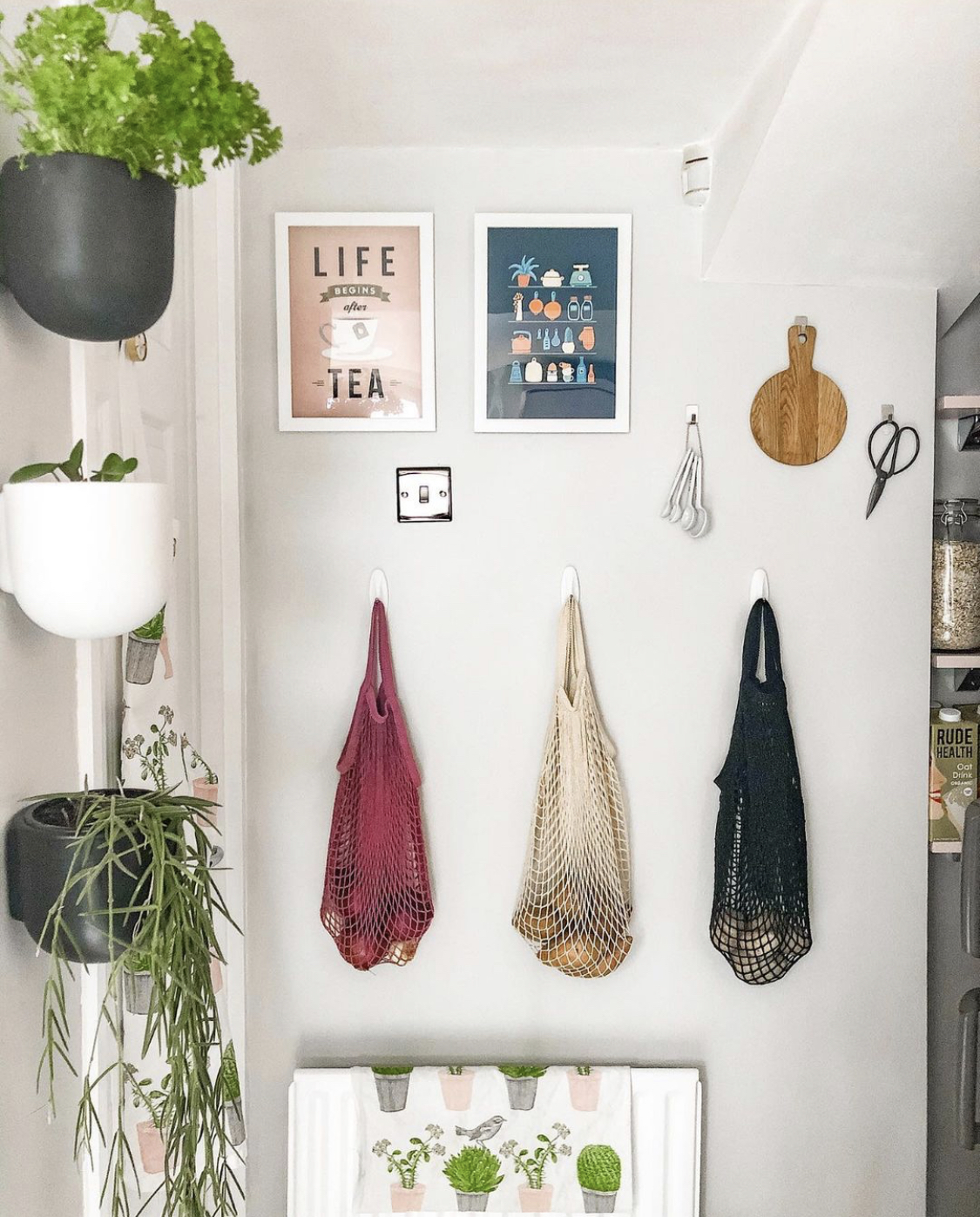 hanging shelf storage, Creative Ways To Use Hanging Storage In Your Kitchen, Decoist